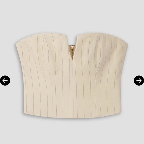 Zimmermann Tops - ZIMMERMANN Pinstripe Tube Top